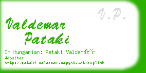 valdemar pataki business card